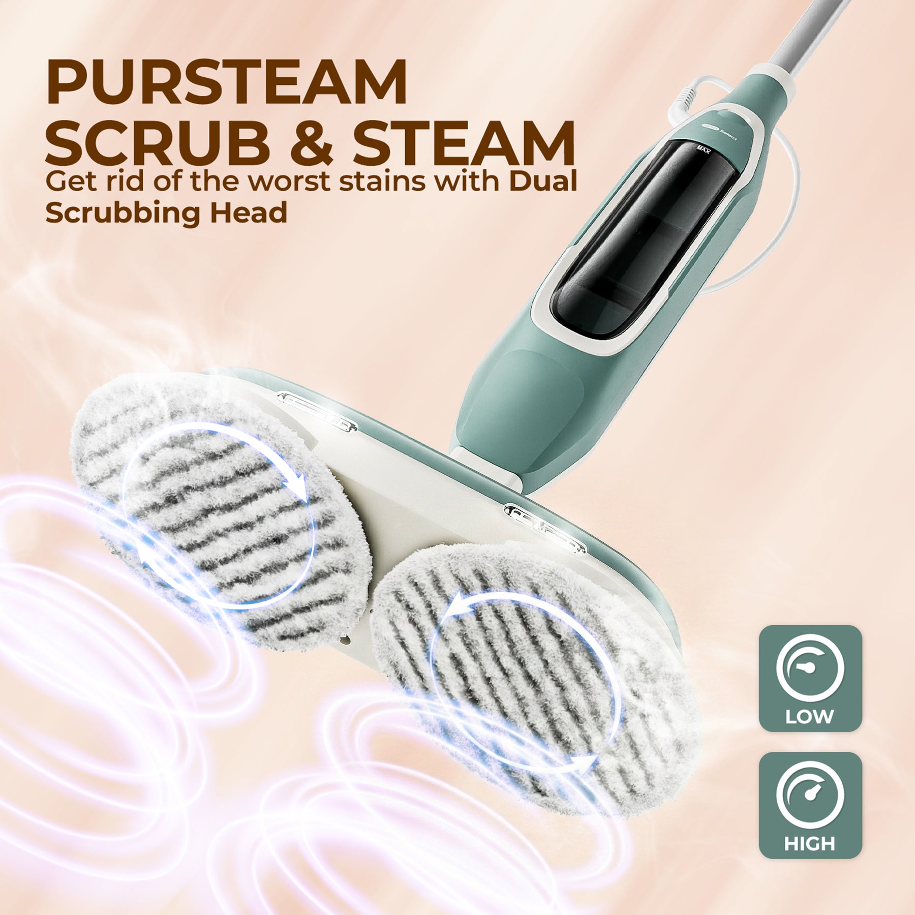 ePro-Select EV0403 Steam & Scrub Steam Mop