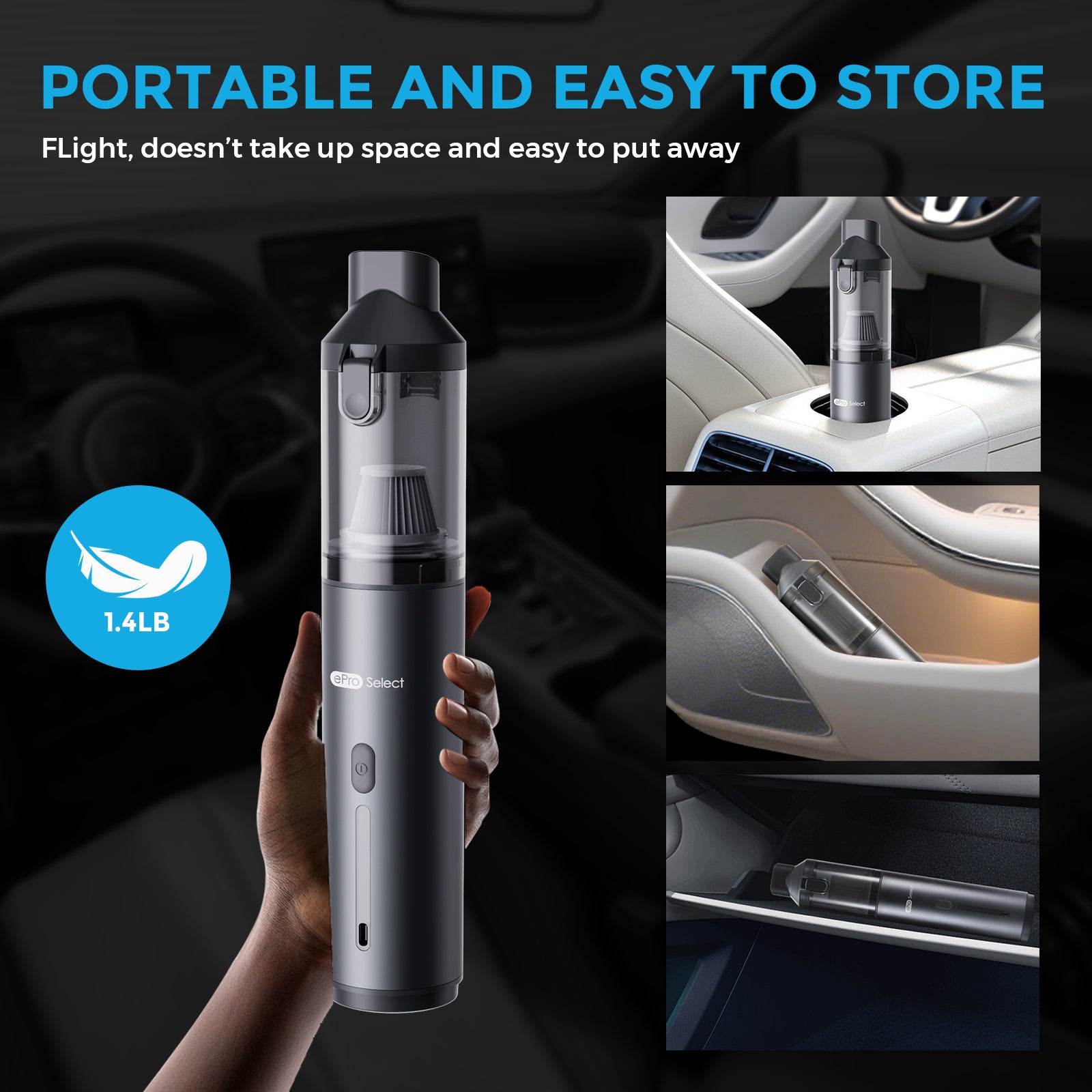 ePro-Select EV1396 Handheld Vacuum Cleaner