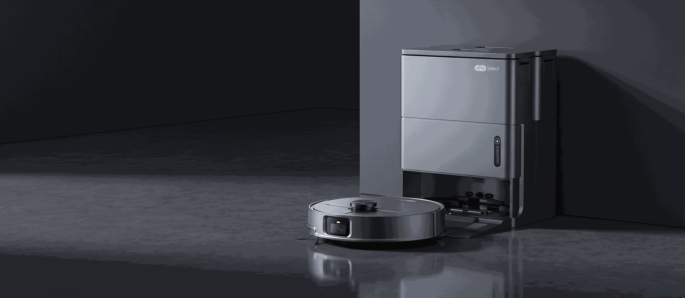 ePro robot vacuum and docking station